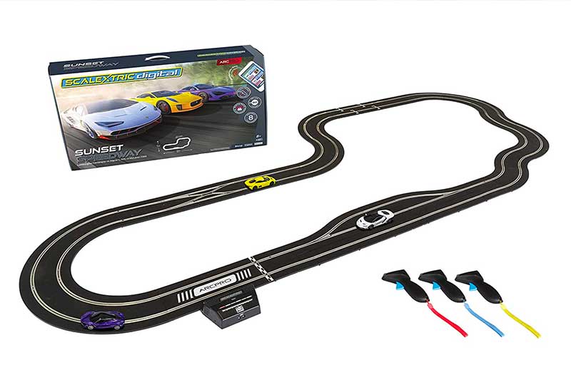 Scalextric ARC Pro App Race Control Sunset Speedway Slot Car Digital 1:32 Race Track