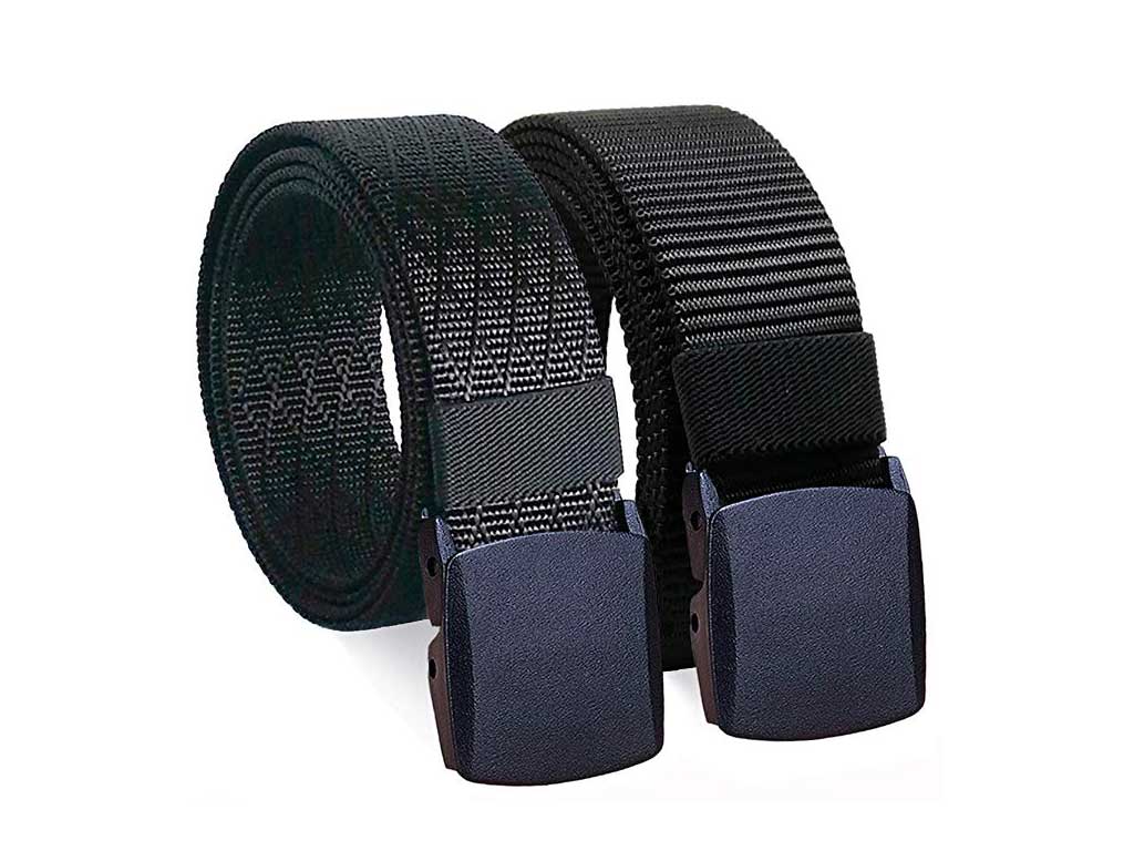 WYuZe 2 Pack Nylon Belt Outdoor Military Web Belt