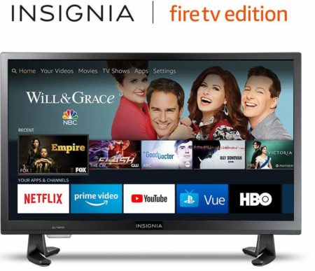  Insignia NS-24DF310NA19 24-inch 720p HD Smart LED TV- Fire TV Edition