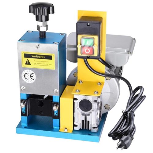 4. Yescom Electric Automatic Wire Stripping Machine Benchtop Powered Cable Stripper Tool