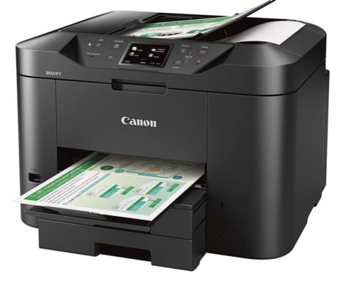 6. Canon Office and Business MB2720 Wireless All-in-one Printer, Scanner, Copier and Fax with Mobile and Duplex Printing
