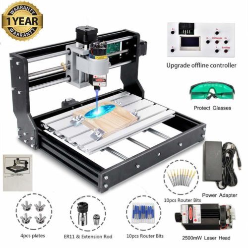 6. Upgrade Version CNC 3018 Pro GRBL Control DIY Mini CNC Machine, 3 Axis Pcb Milling Machine, Wood Router Engraver with Offline Controller