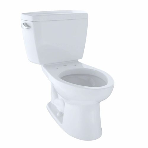 TOTO CST744SL#01 Drake 2-Piece Ada Toilet with Elongated Bowl, Cotton White
