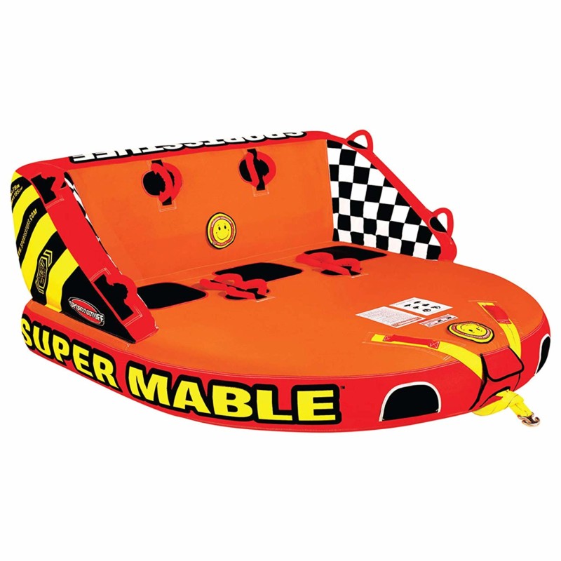 Sportsstuff Super Mable | 1-3 Rider Towable Tube for Boating