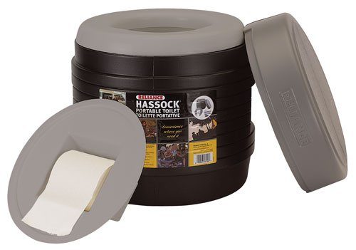 Reliance Products Hassock Portable Lightweight Self-Contained Toilet (Colors May Vary)