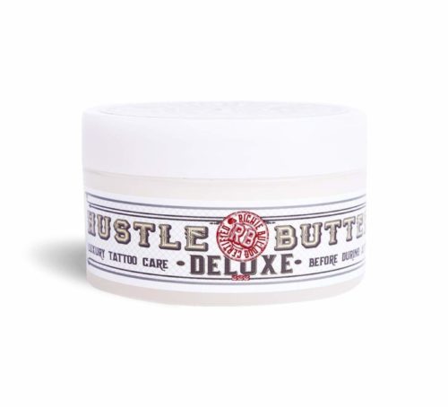 Hustle Butter Deluxe – Tattoo Butter for Before, During, After The Tattoo Process – Lubricates & Moisturizes – 100% Vegan Replacement for Petroleum-Based Products – 5 oz