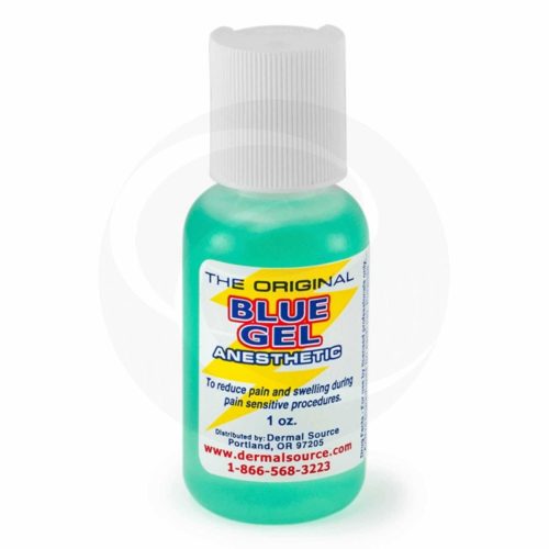 Lidocaine Blue Gel Tattoo Numbing Topical Anesthetic Cream Gel - 1 oz