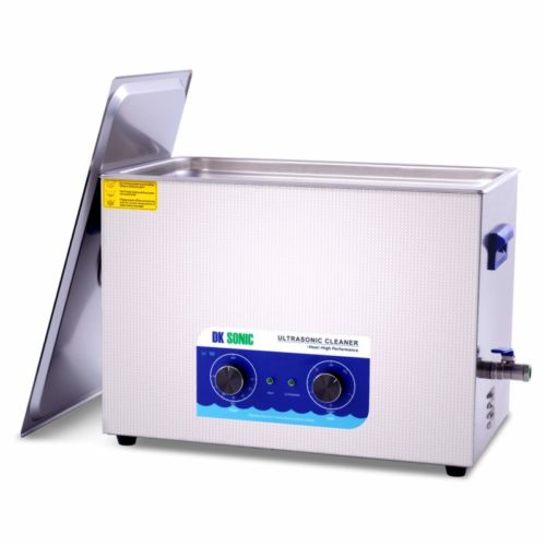 Large Commercial Ultrasonic Cleaner - DK SONIC 30L 600W Sonic Cleaner with Heater and Basket for Metal Parts,Carburetor,Fuel Injector,Brass,Auto Parts,Engine Parts,Motor Repair Tools,etc