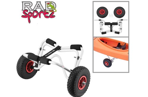 RAD Sportz Kayak Trolley Cart with Pneumatic Tires