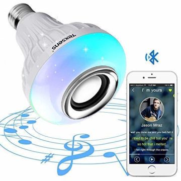  Texsens Bluetooth Light Bulb Speakers