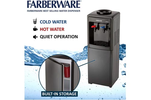Farberware FW29919 Freestanding Hot and Cold Water Cooler Dispenser
