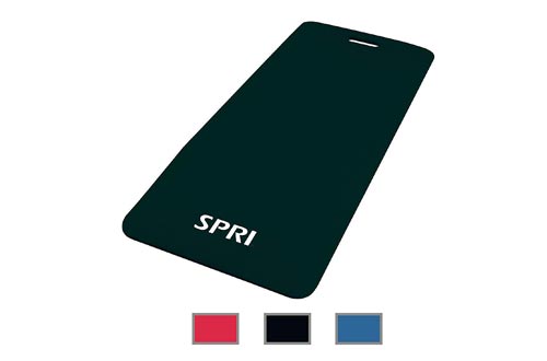 SPRI Exercise Mat for Fitness, Yoga, Pilates, Stretching & Floor Exercises (48"L x 20"W x 1/2-Inch Thick)