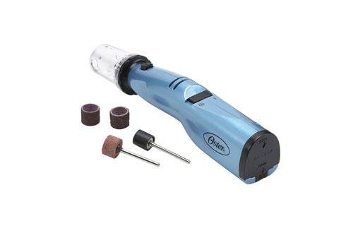 Oster Gentle Paws Less Stress Dog and Cat Nail Grinders, 2 Speed (078129-600-000)