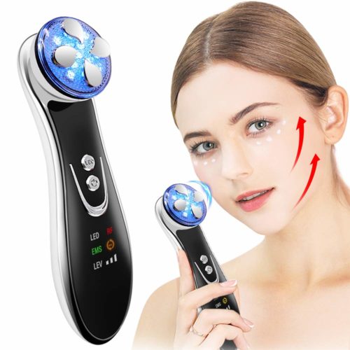 Face Lift Machine 4 in 1 R-F Skin Tightening Machine EMS High Frequency Facial Lifting Massager
