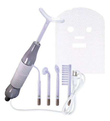 High Frequency D'arsonval Home Use Device NEW SPA Argon with 5 electrodes. FDA Listed