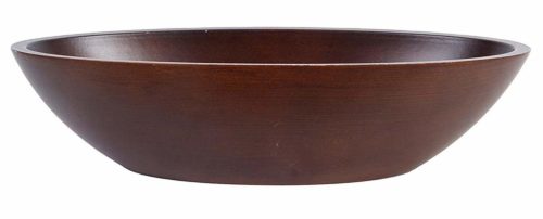  Hosley Dark Brown Wood Bowl 14 and a Half Inches Long Ideal Gift