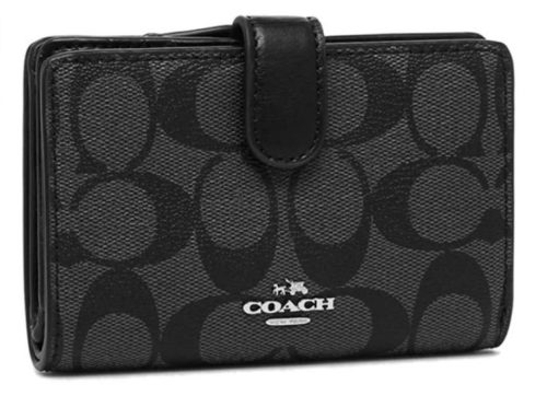 13. Coach Women's Medium Corner Zip Wallet