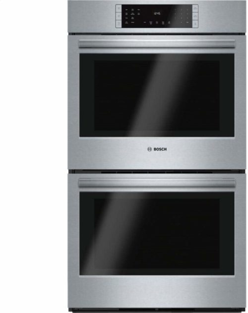 Bosch HBL8651UC 800 30" Stainless Steel Electric Double Wall Oven - Convection