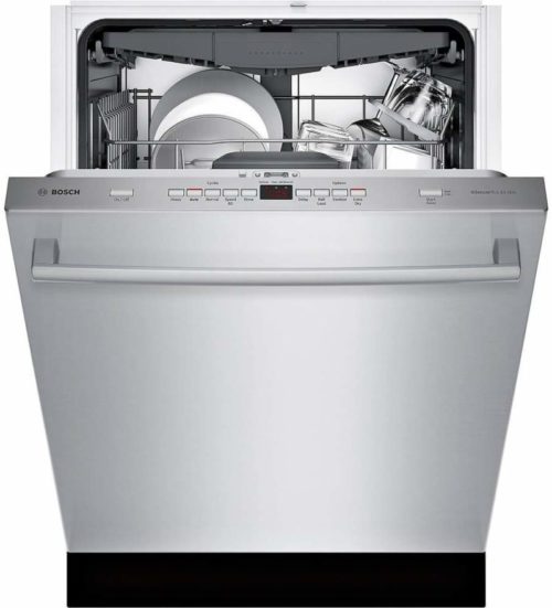 Bosch SHXM63W55N 300 Series 24" Built-In Fully Integrated Dishwasher with 5 Wash Cycles, in Stainless Steel