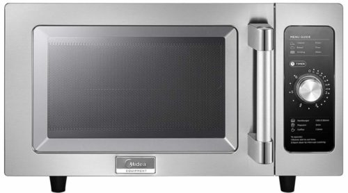 Midea 1025F0A Commercial Microwave, Stainless Steel