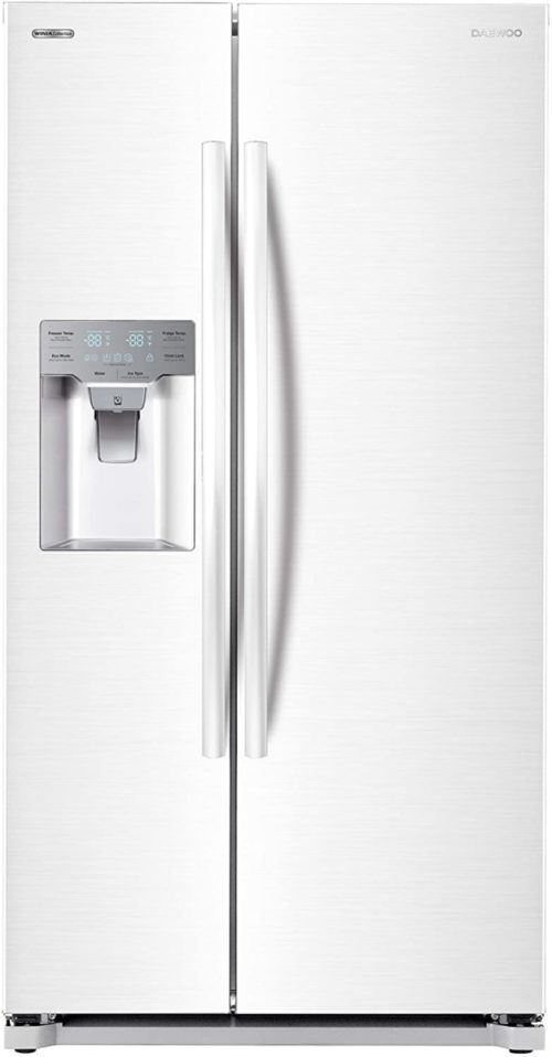 Daewoo FRS-Y22D2W Side Refrigerator, White, includes delivery and hookup