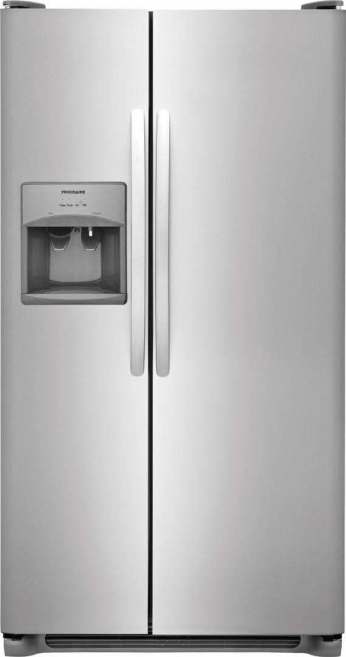 Frigidaire FFSS2615TS 36 Inch Side by Side Refrigerator with 25.5 cu. ft. Capacity, External Water Dispenser, Ice Maker, in Stainless Steel