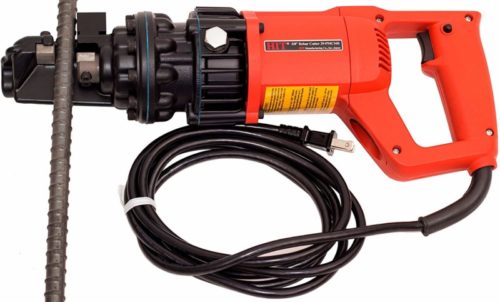 HIT Tools 29-PMC16E-3 Portable Electric Rebar Cutter, 12.75" x 2.5" x 10", Red