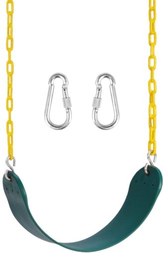  Heavy Duty Swing Seat Pack of 1- Includes 2 Carabiners