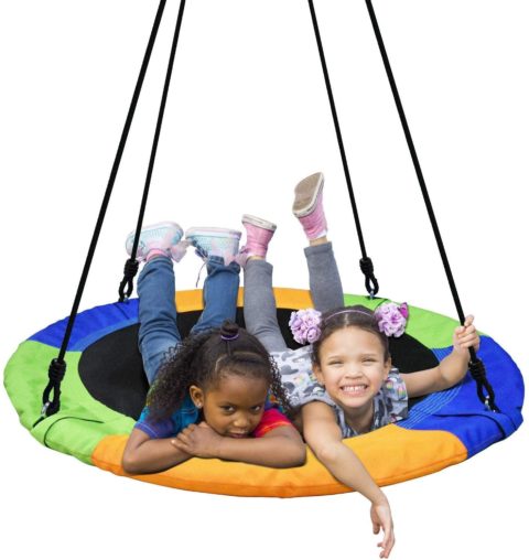  PACEARTH 40 Inch Saucer Tree Swing Flying 660lb