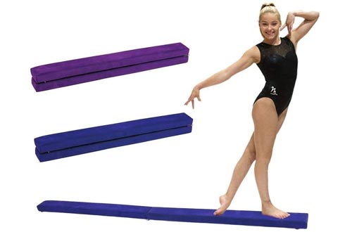 Portable Folding Gymnastics Balance Beams, Durable Horizontal Bar Home Gym Training Balance Beams.