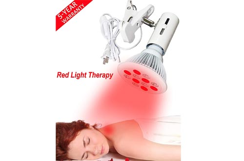 Red Light Therapy Device UL Certified 660nm Near Infrared and 850nm Infrared Led phototherapy Bulb for Skin and Pain Relief AC85-277V 36W