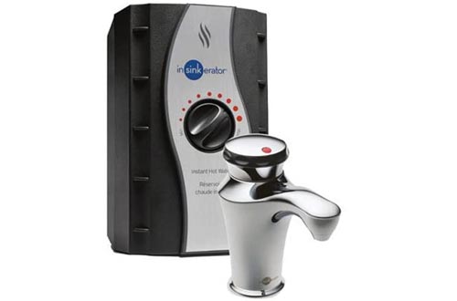 InSinkErator Contour Instant Hot Water Dispensers System - Faucet & Tank, Chrome, H-CONTOUR-SS