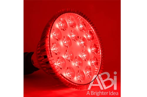 ABI 25W Deep Red 660nm LED Light Bulbs Bloom Booster for Flowering, Fruting, and Grow Spectrum Enhancement