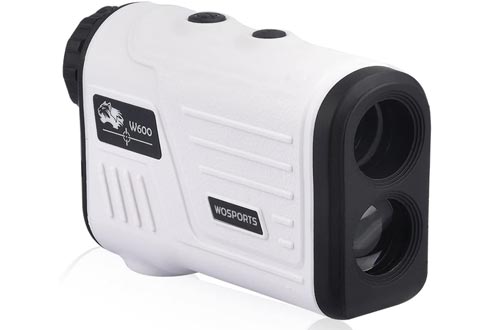 WOSPORTS Golf Rangefinders, Laser Range Finder with Slope, Golf Trajectory Mode, Flag-Lock and Distance/Speed/Angle Measurement - Golf Scope