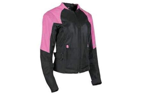 Speed and Strength Sinfully Sweet Mesh Women's Street Motorcycle Jackets - Pink/Black/Large