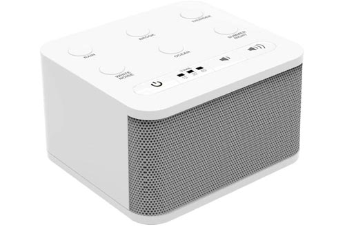 Big Red Rooster 6 Sound White Noise Machines | Sound Machines for Sleeping | Portable White Noise Machines for Office Privacy | Travel Sound Machines Baby | Plug in Or Battery Operated