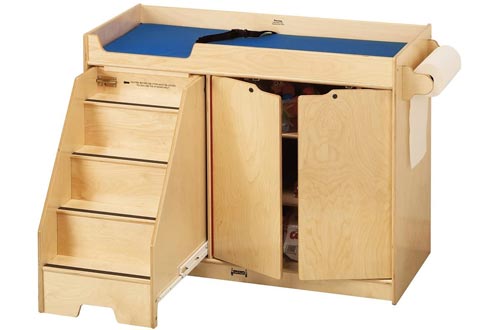 Jonti-Craft 5131JC Changing Tables with Stairs, Left