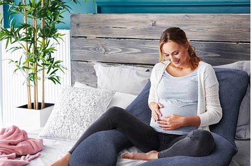 Bambinii Pregnancy Pillows- U-Shaped Maternity Pillows For Improved Sleep- The Best Full Body Contoured Pillows For Back, Neck & Tummy Support - Excellent Nursing Cushion With Ultra Soft Microfiber Cover