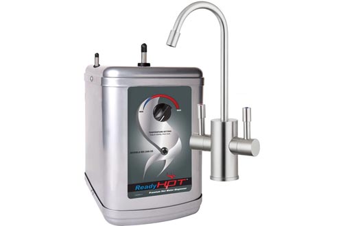 Ready Hot Water Dispenser, Instant Hot Water Dispensers, Includes Brushed Nickel Hot and Cold Water Faucet