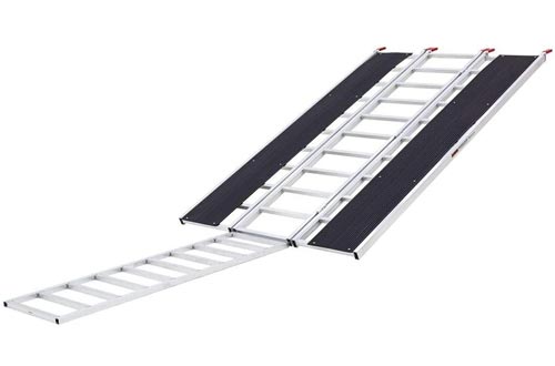 Black Ice SNO-9454-HDXW-EXT 7' 10" x 54" Tri-Fold Snowmobile Ramps, Extension