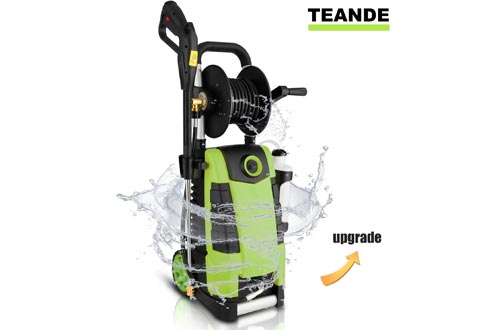 TEANDE 3800PSI Electric Pressure Washer, MAX 2.8GPM Electric Power Washers 1800W 