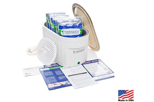 Therabath Professional Thermotherapy Paraffin Baths - Arthritis Treatment Relieves Muscle Stiffness - For Hands, Feet, Face and Body - 6 lbs of Paraffin Wax