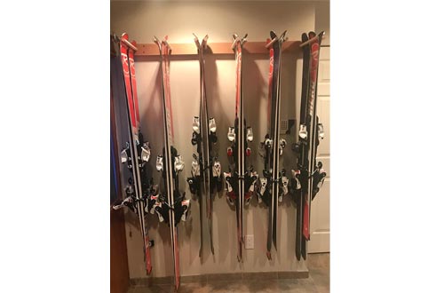 Pro Board Racks Vertical Ski and Snowboard Storage Racks (Holds Up to 12 Pairs of Skis)
