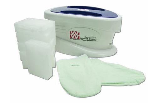 Waxwel Paraffin Wax Baths Unit w/Unscented Kit: Includes 6 lb Unscented Wax, 100 Liners, 1 Mitt, 1 Bootie