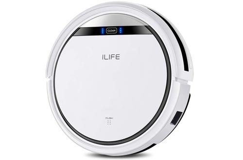 ILIFE V3s Pro Robot Vacuum Cleaners, Tangle-free Suction , Slim, Automatic Self-Charging Robotic Vacuum Cleaners, Daily Schedule Cleaning, Ideal For Pet Hair，Hard Floor and Low Pile Carpet