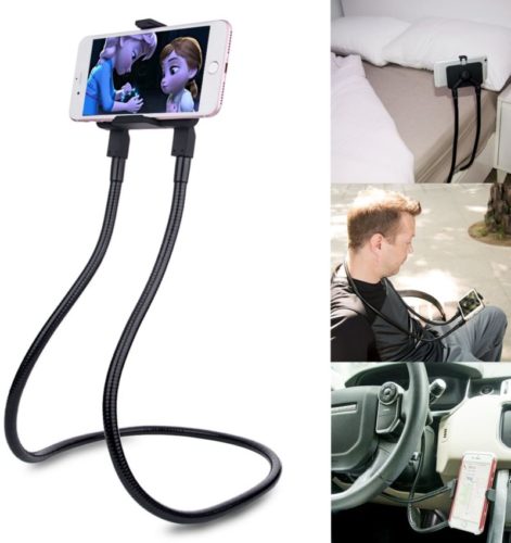 B-Land-Cell-Phone-Holder-Universal-Mobile-Phone-Stand-Lazy-Bracket-DIY-Free-Rotating-Mounts-with-Multiple-Function-Black