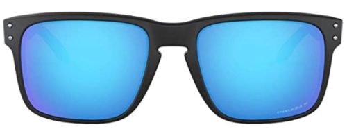 Oakley Men's Holbrook Polarized Rectangular Sunglasses,Polished Black Frame/Grey Lens,one size cheap Oakley sunglasses