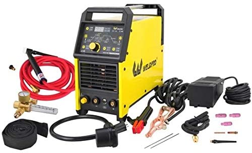 2021 Weldpro Digital TIG 200GD ACDC 200 Amp Tig/Stick Welder with Pulse CK 17 Worldwide Superflex Torch/with Trigger Switch Dual Voltage 220V/110V