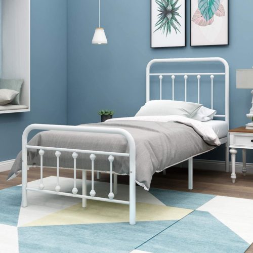 HOMERECOMMEND Metal Bed Frame Twin Size