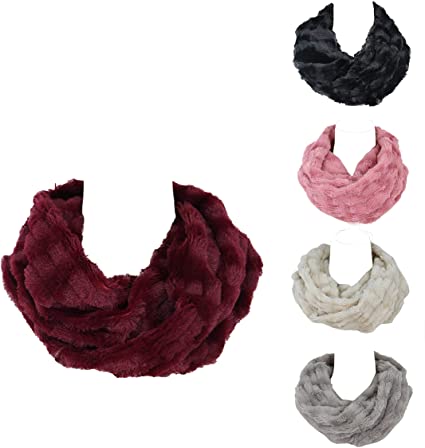 Infinity-Scarf-Faux-Fur-Scarf-for-Women-and-Men-Super-Soft-Stretchy-and-Lightweight-Winter-Scarf-Shawl-Neck-Warmer.